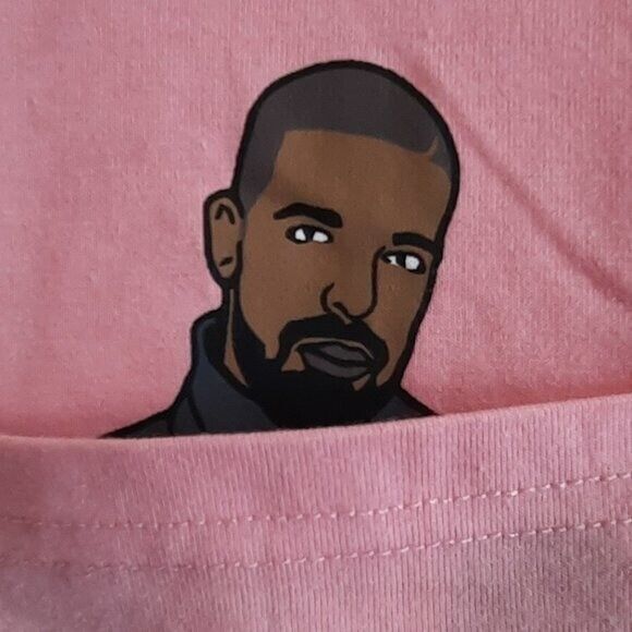 Drake Dogs Limited  Pink T Shirt  Size: Extra Large  (XL)  Unisex   NWT - Picture 4 of 9